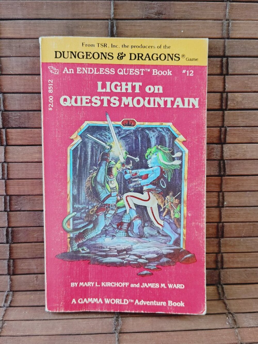 Light On Quests Mountain Dungeons & Dragons An Endless Quest Book 12 TSR 1983